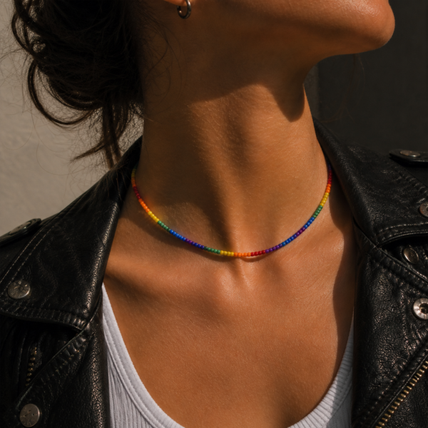 Carol – Rainbow (choker necklace)